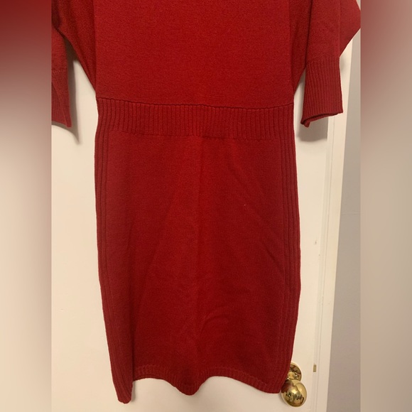 The Limited Size Small Deep Red Sweater Dress - Picture 3 of 6